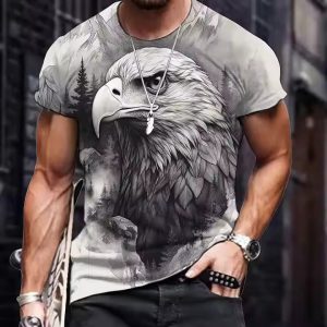 3D Eagle T-shirt 001