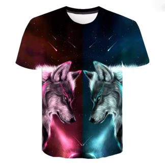 3D wolf T-shirt 004