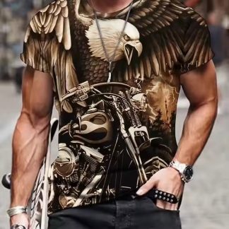 3D Eagle T-shirt 003